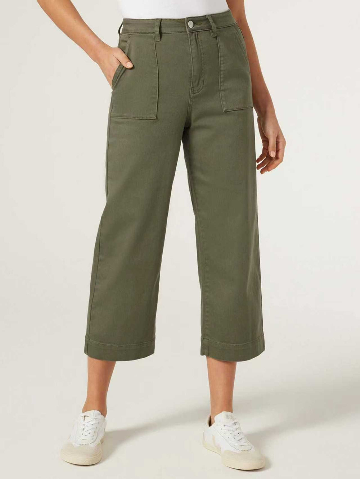 Jeanswest Kelsey Utility Relaxed Capri WFJ-15478-01/-02