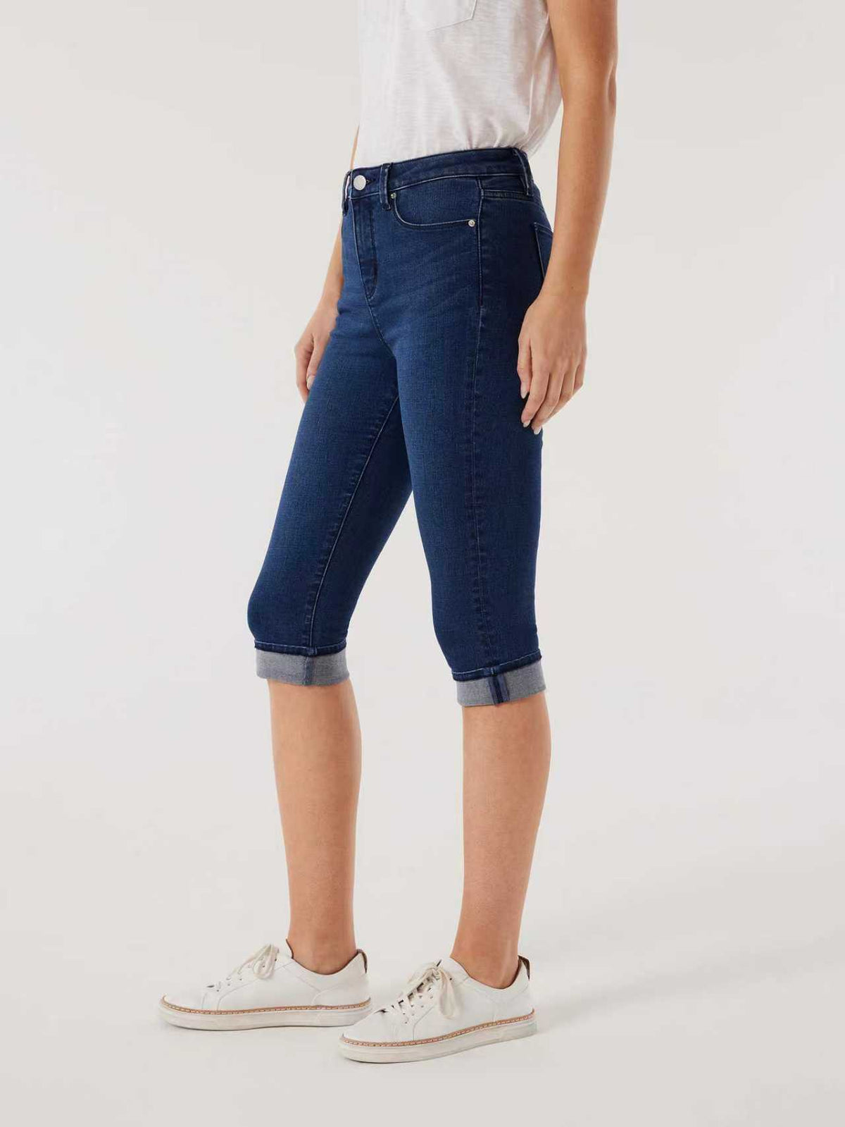 Jeanswest Maddy Mid Waisted Skinny Pedal Pusher WFJ-14378-01