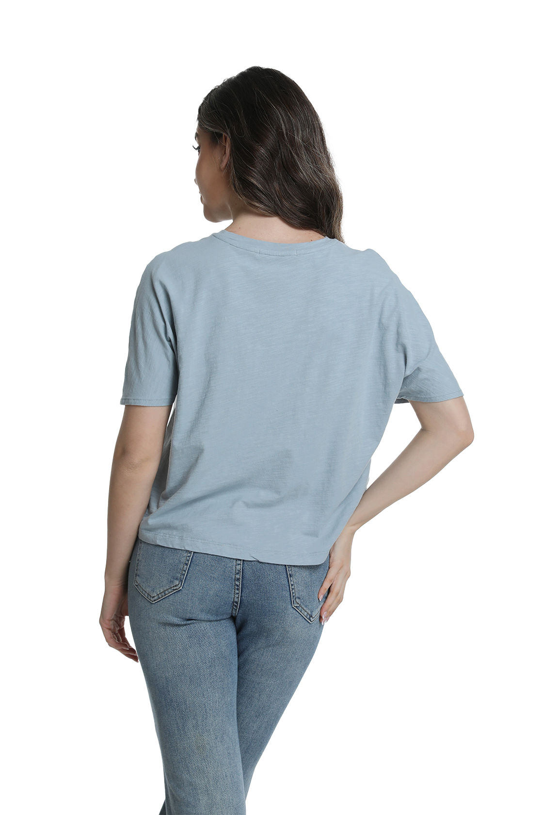 Jeanswest S6A-52-273034 Effortless Cotton Batwing Tee