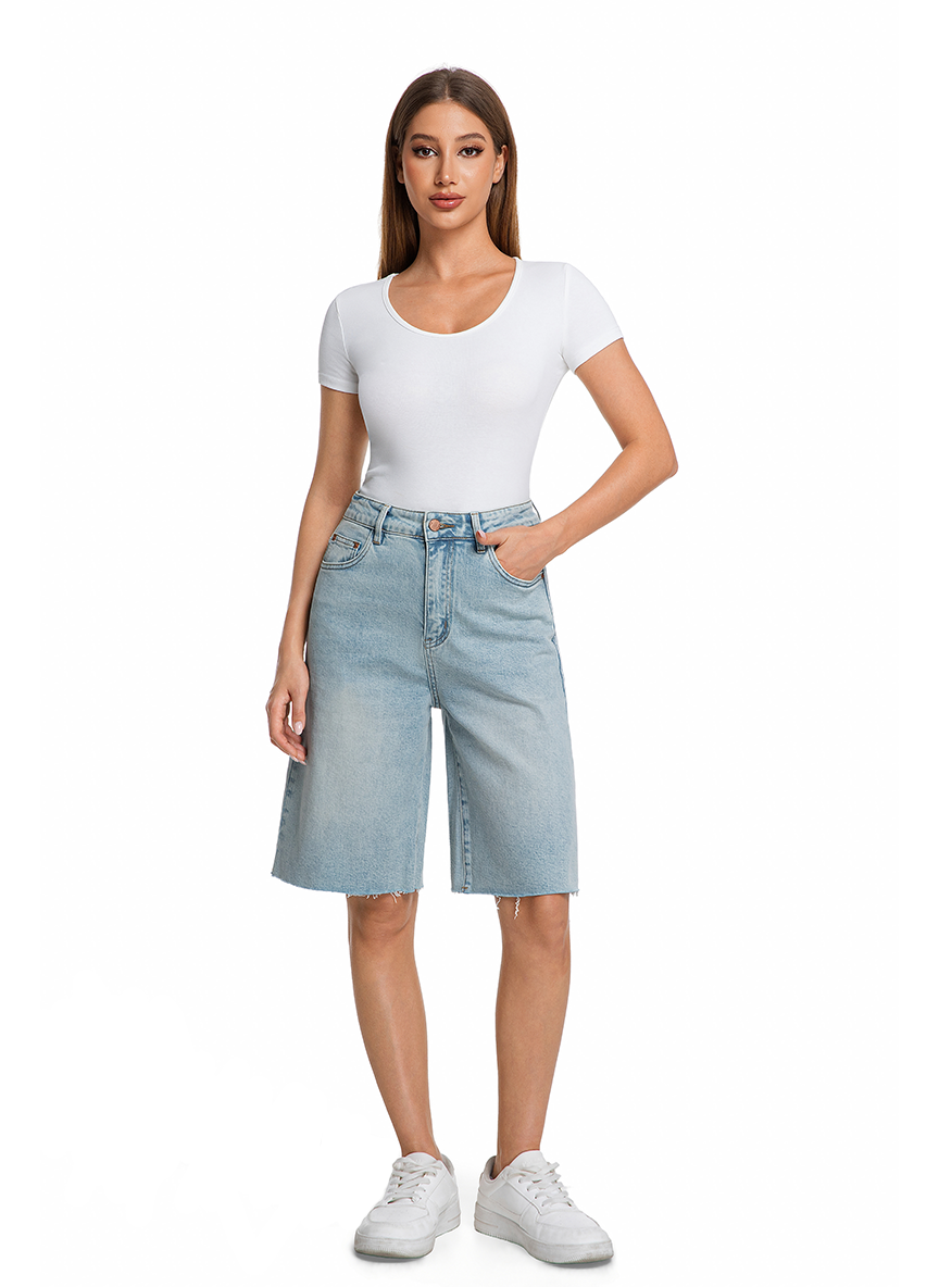 Jeanswest Jeanswest Classic Mid-Length Short - S6A-52-263002 Authentic Everyday Style