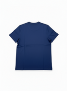 Jeanswest Women's 100% Cotton Crew Neck Tee | WTO-15646 Classic Short Sleeve T-Shirt | Navy White | Essential Basic |