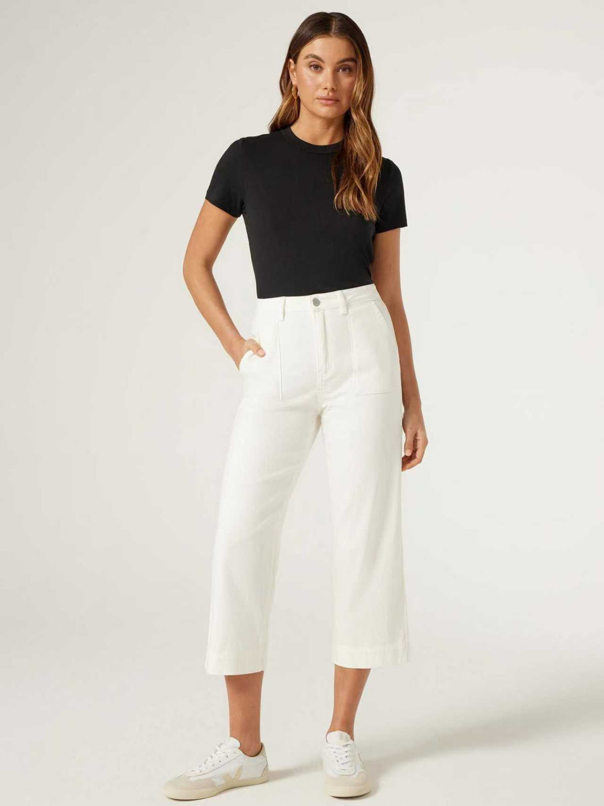 Jeanswest Kelsey Utility Relaxed Capri WFJ-15478-01/-02